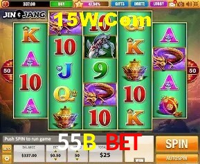 Jackpots e promoções na 55B Bet